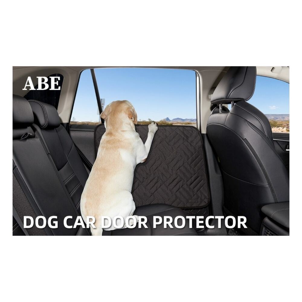 2PCS Car Door Protector for Dogs Scratching Vehicle Door Waterproof Black New!